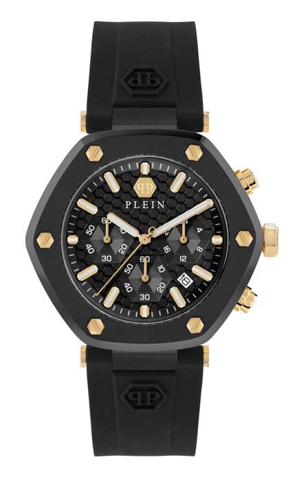 Montre Philipp Plein - Herrar - PWZBA0223 - Svart Silikonarmband - Vattentålig 5 bar
