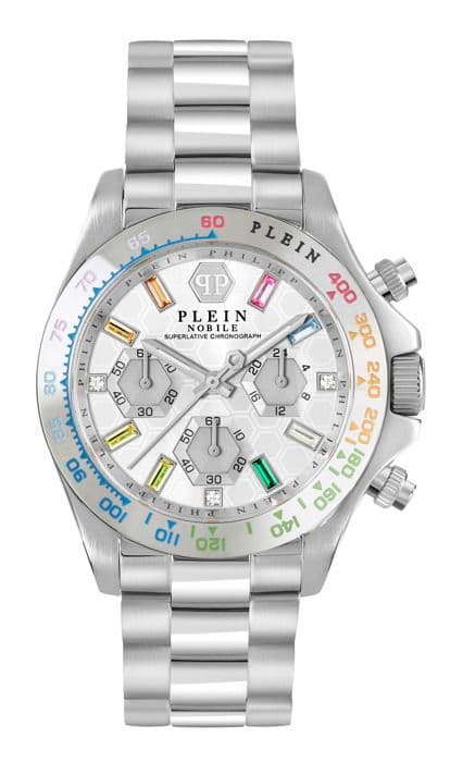 Philipp Plein Damklocka - PWSBA0123 i silver rostfritt stål - 38 mm - 5 bar