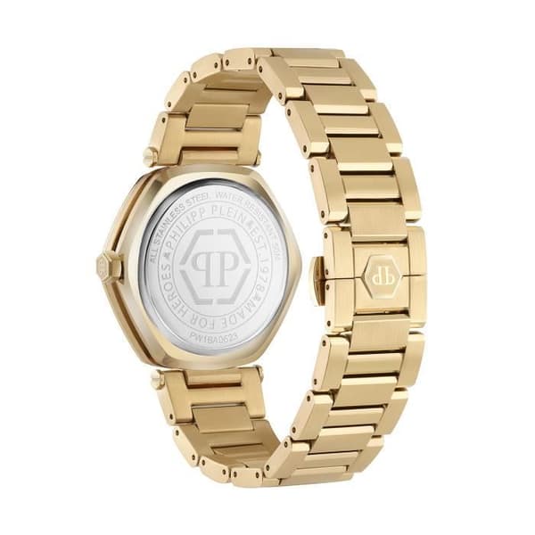 Philipp Plein Damklocka - PW1BA0623 i guld rostfritt stål