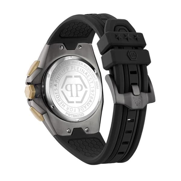 Philipp Plein Watch - Herr - PWTBA0323 - Svart silikon - 45mm - 5 bar