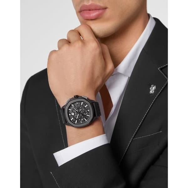 Philipp Plein Watch - Herr - PWSAA0823 - Svart silikon - 44mm - 5 bar