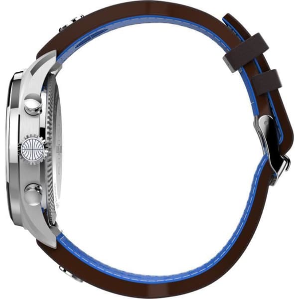 Timex Watch - Herr - TWG030000 - Brunt läder - Blå Urtavla - 5 ATM vattentät