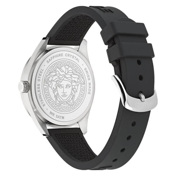 Versace herrklocka VE3H00723 - Svart silikon - 42 mm - 5 Atm