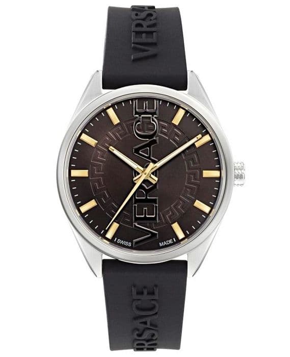 Versace herrklocka VE3H00723 - Svart silikon - 42 mm - 5 Atm