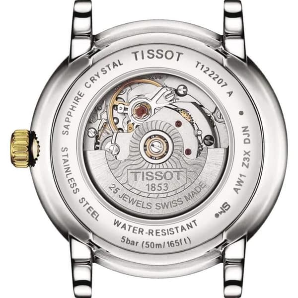 Tissot Klocka - Damer - T1222072203100 - Rostfritt stål - Flerfärgad - 5 Atm