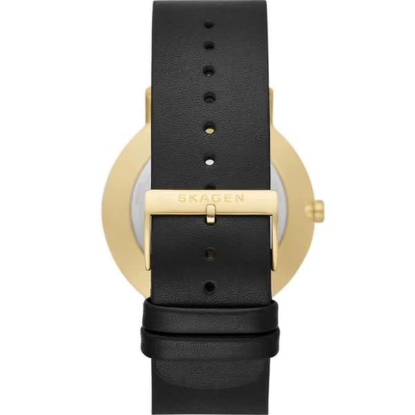 Herrur SKAGEN SKW6896 - Svart läder - Vattentålig 3 Atm - Diameter 44mm - Vikt 65g
