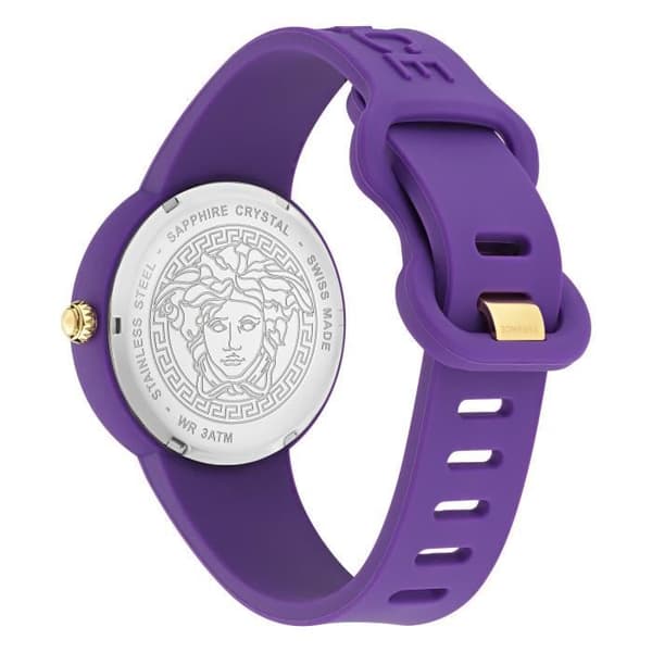 Versace Watch - Unisex - VE6G00823 - Lila silikon - 39 mm - 3 bar