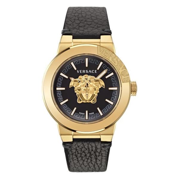 Versace Watch - Herr - VE7E00223 - Svart läder - 43 mm - 5 bar
