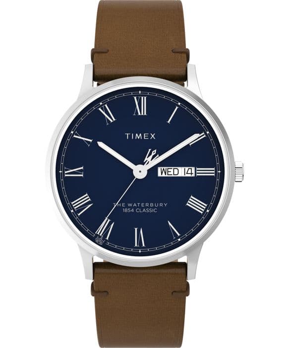 Timex Watch - Herr - TW2W14900 - Brunt läder - 40 mm - 5 bar