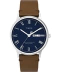 Miniatyrbild 3 av 4: Timex Watch - Herr - TW2W14900 - Brunt läder - 40 mm - 5 bar