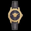 Miniatyrbild 3 av 4: Versace Watch - Dam - VE7B00223 - Svart läder - Vattentät 5 Atm