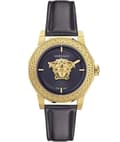 Miniatyrbild 1 av 4: Versace Watch - Dam - VE7B00223 - Svart läder - Vattentät 5 Atm