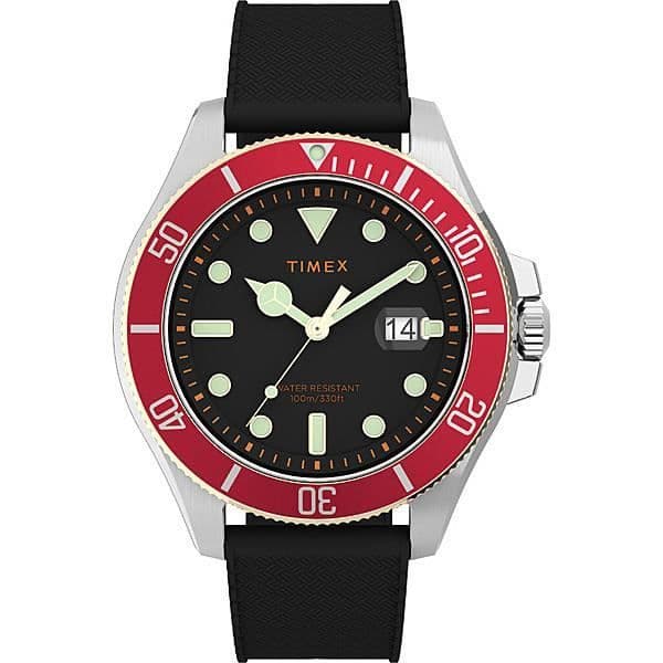 Seul Le Temps herrklocka Timex Harborside trendig torsk. TW2V27300 Timex Svart