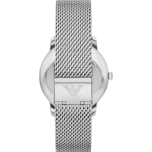 Emporio Armani herrklocka AR11578 - Silver Rostfritt stål - 42mm - Grön - Stålarmband - 5 bar - 83g