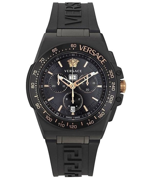 Versace herrklocka - VE7H00323 i svart silikon