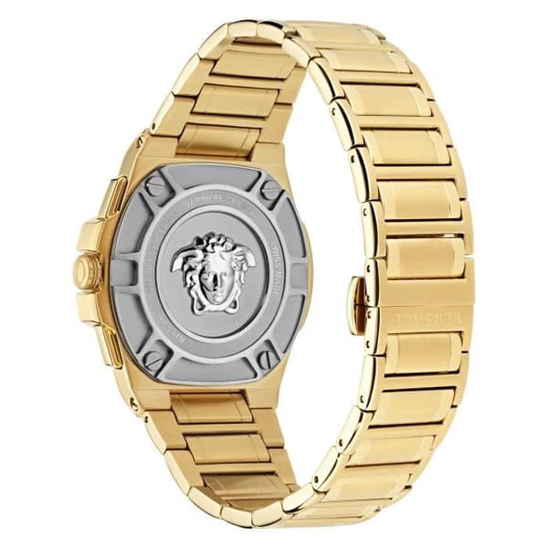 Herrklocka Versace - VE7H00623 - Guld Rostfritt stål - 45mm - 5 bar