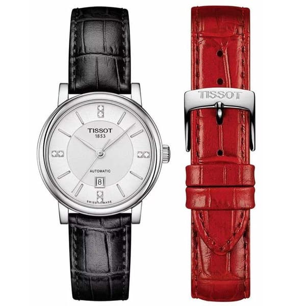 Tissot Watch - Dam - T1222071603601 - Svart läder - 5 ATM vattentät