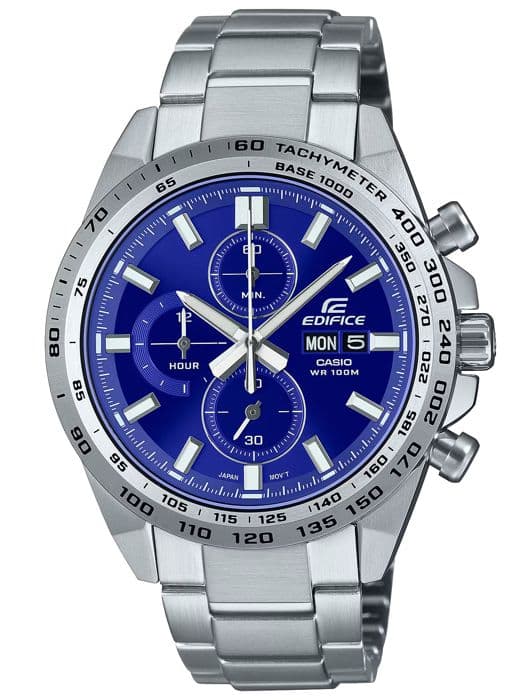 CASIO EFR-574D-2AVUEF Herrklocka - Silver Rostfritt stål - Vattentät 10 Atm