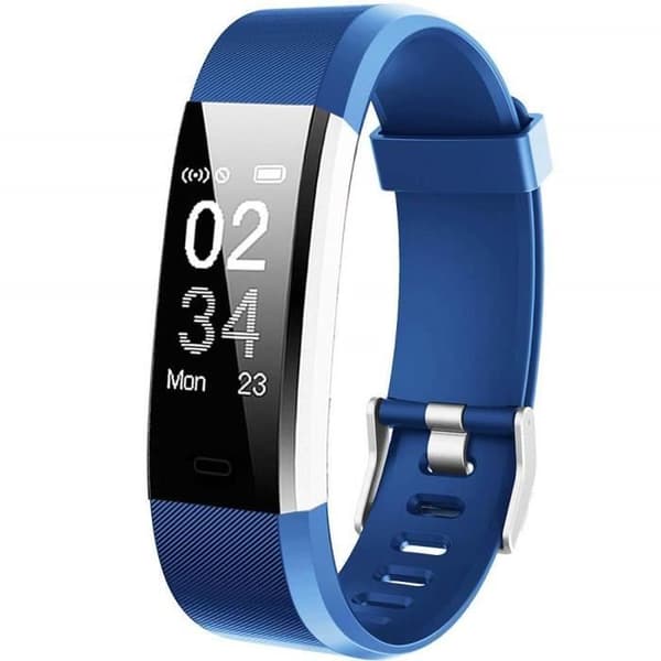 Ansluten klocka Kvinnor Män Smartwatch Stegräknare Ansluten armband Vattentätt Barn Sport Konditionsfrekvens Mätare Smart Watch Fitness