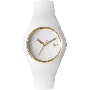 ICE glam Vit klocka - ICE-WATCH - Silikonband - Vattentät 10 Atm - Kvarts - Mineralglas