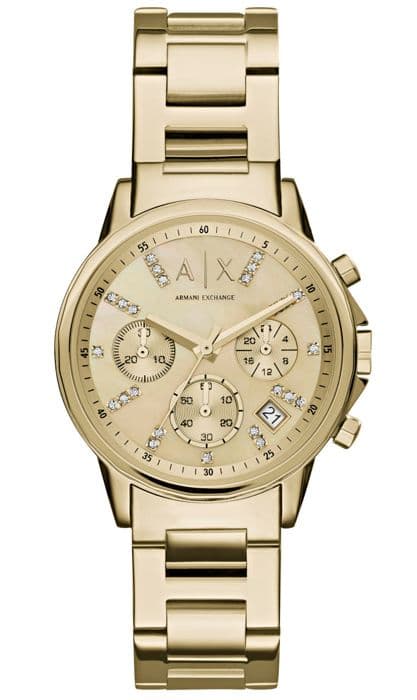 Klocka - Armani Exchange - AX4327 - 36mm - Guld rostfritt stål - Analog kvarts