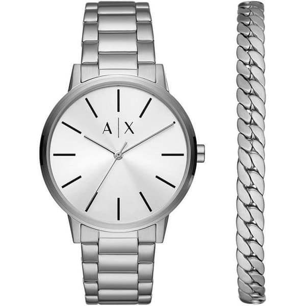 Klocka - ARMANI EXCHANGE - AX7138SET - Silver - Rostfritt stål - 5 ATM vattentäthet