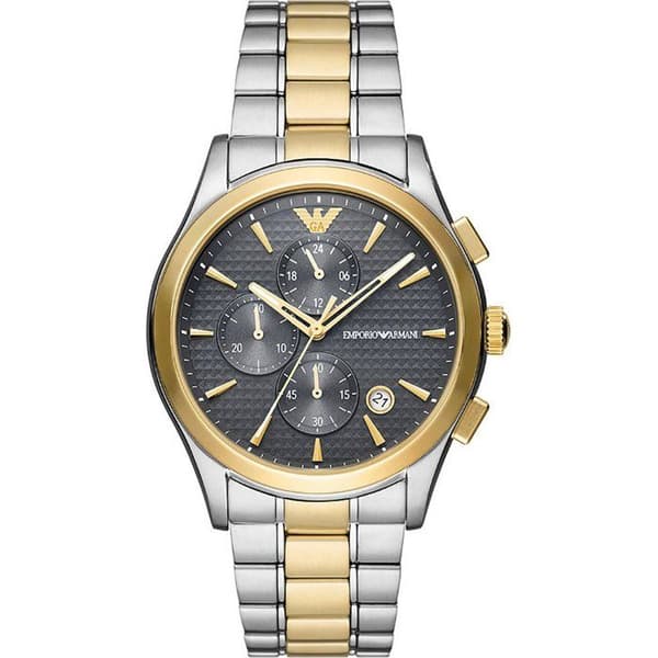 Emporio Armani Watch - Herr - AR11527 - Rostfritt stål - Flerfärgad - Kronograf