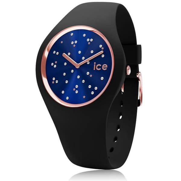 Klocka - Ice-Watch - ICE cosmos Star Deep blue - Silikonrem - Midnattsblå urtavla - Dam