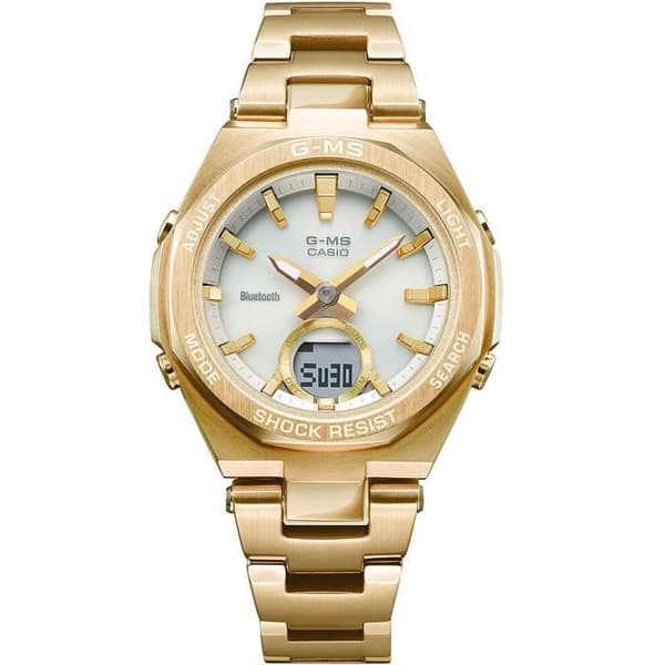 Klocka - Casio - MSG-B100DG-9AER - Kvarts - Analog - Rostfritt stål Guld