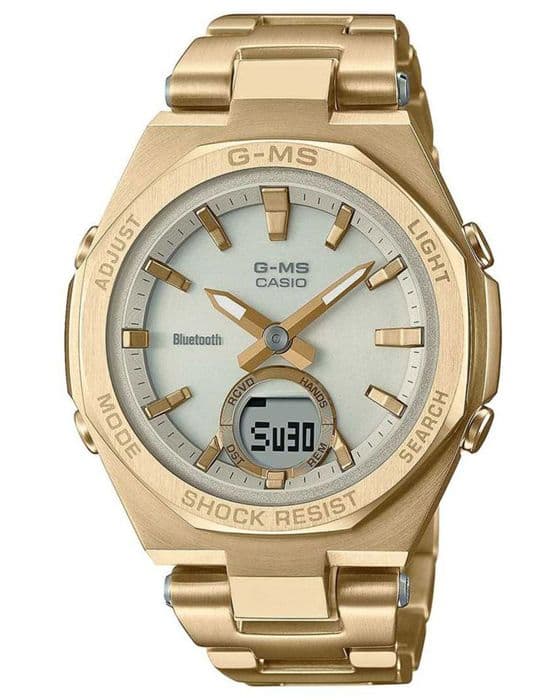 Klocka - Casio - MSG-B100DG-9AER - Kvarts - Analog - Rostfritt stål Guld