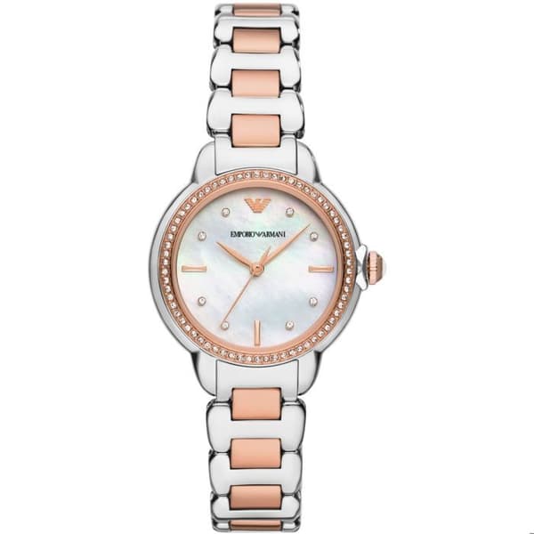 Emporio Armani Damklocka - AR11569 - Flerfärgat rostfritt stål - 5 Atm