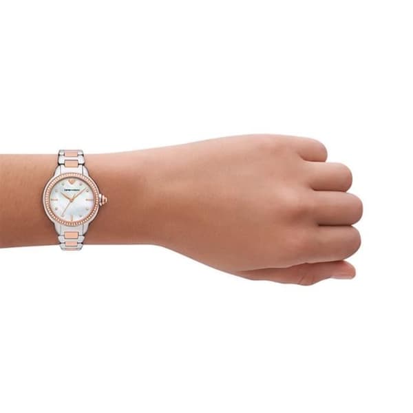 Emporio Armani Damklocka - AR11569 - Flerfärgat rostfritt stål - 5 Atm