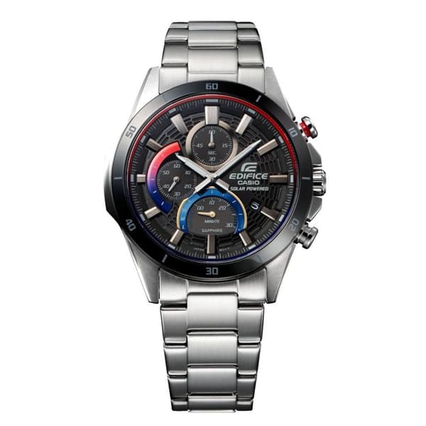 Klocka - Casio - EFS-S610HG-1AVUEF - Kvarts - Kronograf - Rostfritt stål Silver