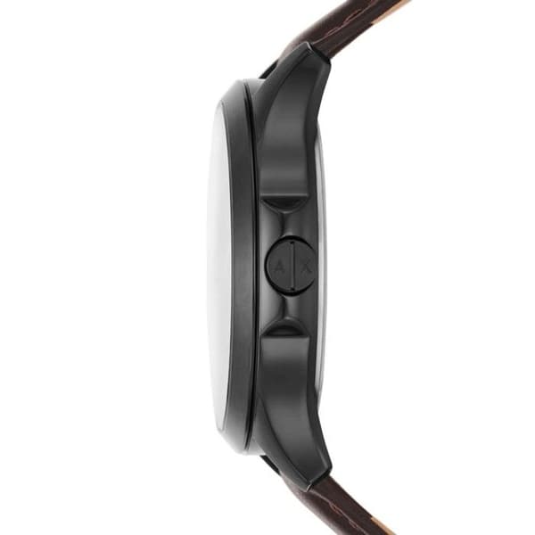 Armani Exchange herrklocka - AX2446 i brunt läder - Diameter 46 mm - Vattentät 5 ATM