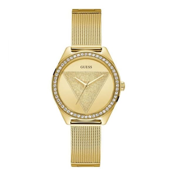 Klocka - Guess - Tri Glitz W1142L2 - Rostfritt stål - Kvarts - Guld