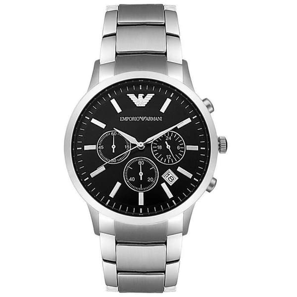 Klocka - EMPORIO ARMANI - AR2434 - Kvarts - Analog - Svart Stål