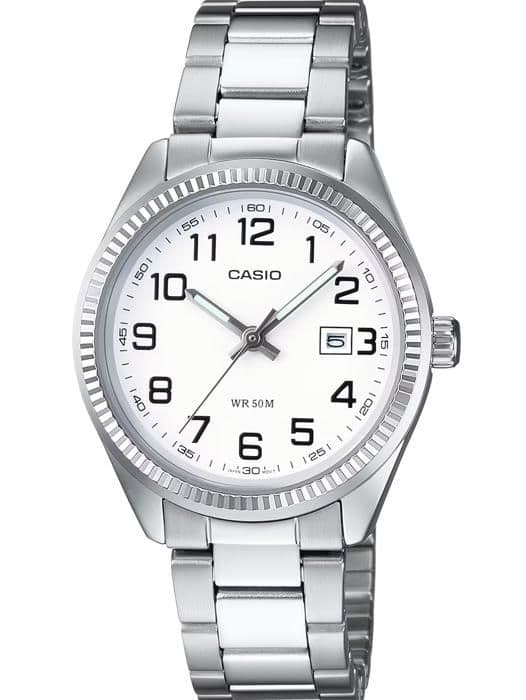 CASIO MTP-1302PD-7BVEF Kvartsklocka för herr - Rostfritt stål - Analog - Vattentät 5 ATM - Silver