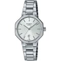 Miniatyrbild 3 av 4: Casio Damklocka - Kvarts - Analog - Silverband i rostfritt stål - SHE-4543D-7AUER