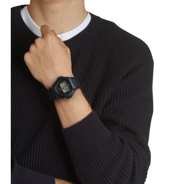 Klocka - Casio - W-219H-1AVEF - Kvarts - Digital - Svart plastrem