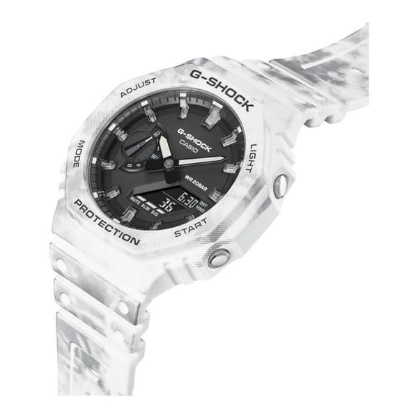 Herrklocka CASIO GAE-2100GC-7AER Kvarts analog digital plastrem Flerfärgad