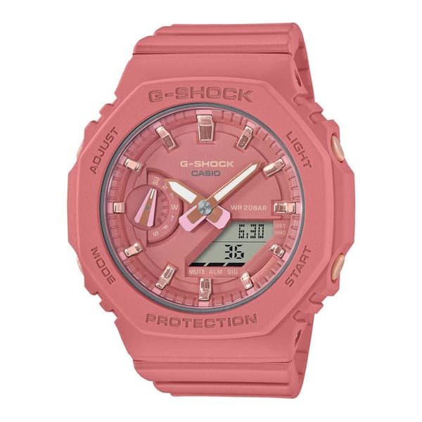 CASIO GMA-S2100-4A2ER Damklocka - Kvarts - Analog - Digital - Plastarmband - Rosa