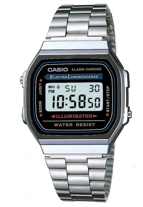 Casio Vintage Iconic Mixed Silver och Black Watch