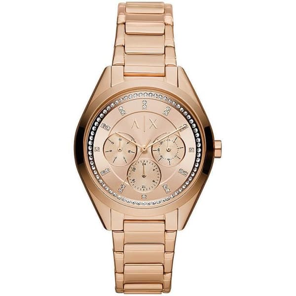 multifunktionell klocka dam Armani Exchange Guld AX5658