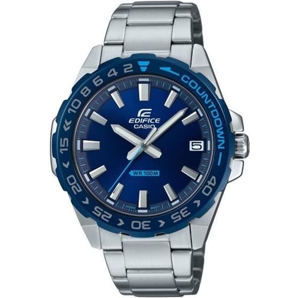 CASIO Edifice EFV-120DB-2AVUEF Klocka - Datum - Countdown Bezel - Grå