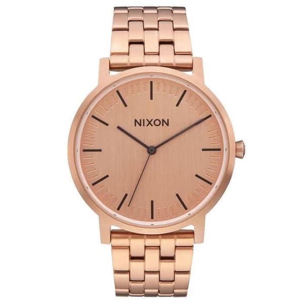 Klocka - NIXON - Porter All Rose Gold - Miyota Quartz - 5 ATM vattentät - Chic stil