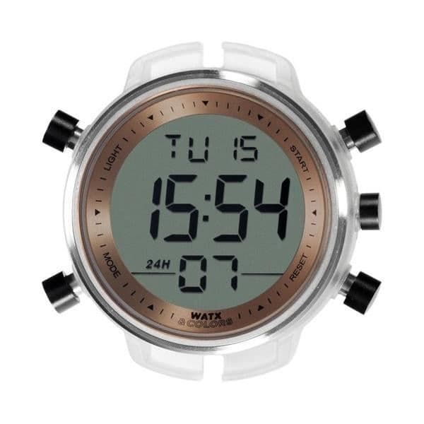 Klocka - Watx &amp; Colors - RWA1783 - Kvarts - Digital - Brun Resina
