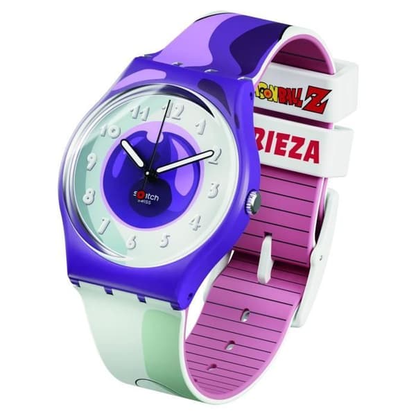 Klocka - SWATCH - Frieza X Collection Dragon Ball Z - Silikon - Lila - Kvarts