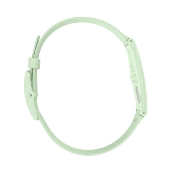 Klocka - SWATCH - Caricia - Grönt silikonband - Quartz urverk - Analog display