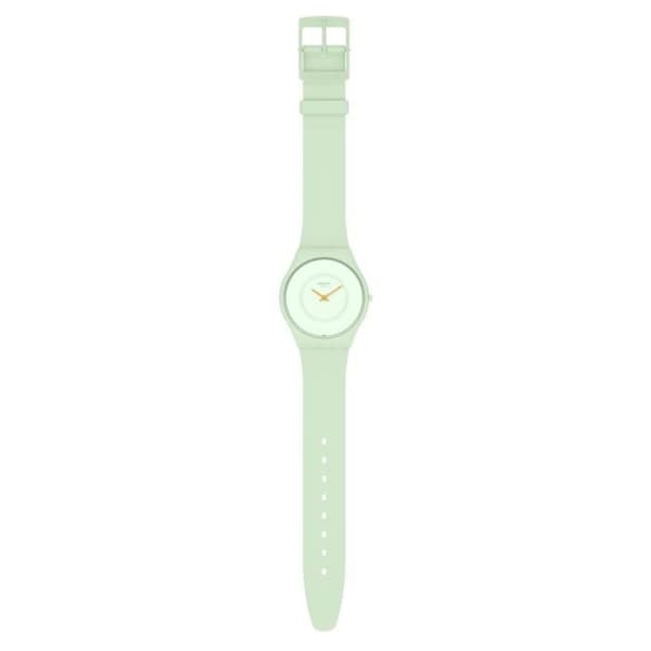 Klocka - SWATCH - Caricia - Grönt silikonband - Quartz urverk - Analog display