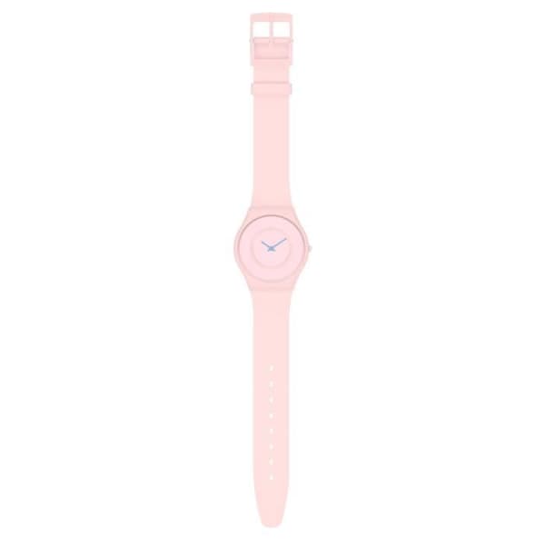 Klocka - SWATCH - Caricia - Rosa silikonband - Quartz urverk - Analog display